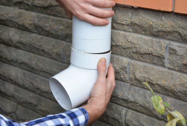 Drainage Downspout Repair in Bloomington