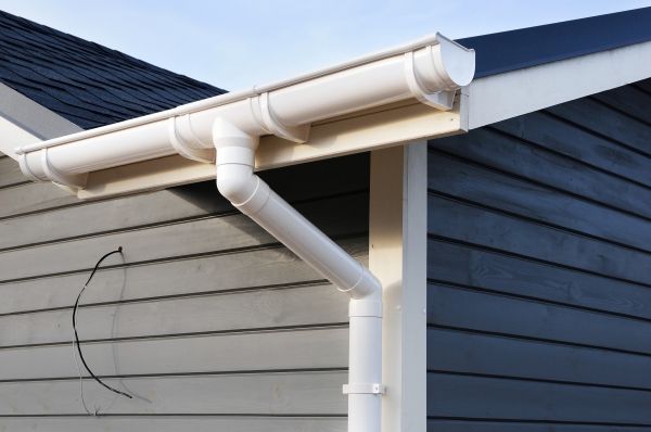 PVC Rain Gutter Installation in Bloomington