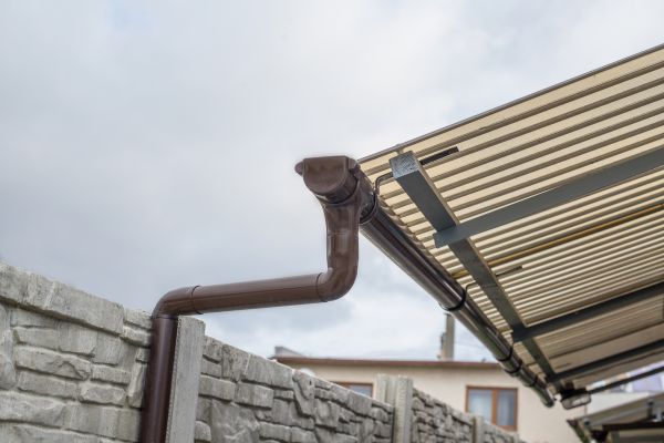 Plastic Downspout Installation in Bloomington